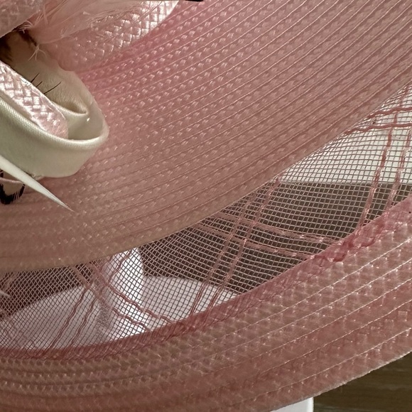 Vintage Church Hat in Pink & Ivory - Custom - Picture 5 of 7
